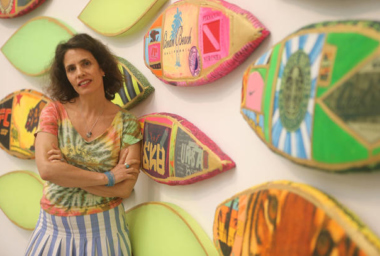 São Paulo 08/11/2016 - CADERNO 2 - LEDA CATUNDA - artista plástica expoe no Instituto Tomie Ohtake - Foto: NILTON FUKUDA/ESTADÃO