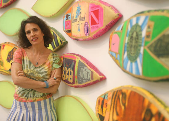 São Paulo 08/11/2016 - CADERNO 2 - LEDA CATUNDA - artista plástica expoe no Instituto Tomie Ohtake - Foto: NILTON FUKUDA/ESTADÃO