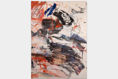 DeKooning, Craig Ponzio Collection, oil and charcoal on paper 41.5" x 29.75". Untitled