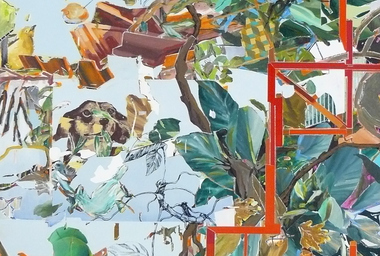 Jardim nº 56_ano 2021_acrílica_210 x 140 cm