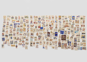 ANA_CLAUDIA_ALMEIDA_Diario_2024_Pastel oleoso_e_medium_acrilico_sobre_tecido_de_algodao_Oil_pastel_and_acrylic_medium_on_cotton_fabric