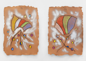 2023_sem titulo_Charcoal, dry pastel and spray on recycled paper 100 × 70 cm