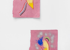 2023_sem titulo_Pastel seco, carvao e spray sobre papel reciclado