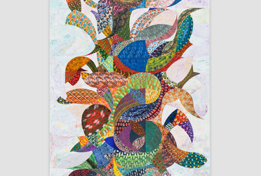 LUIZ ZERBINI Árvore com peixes e pássaros, 2023