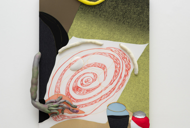 YULI YAMAGATA LB making a drawing and having a coke, 2023