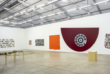 RIVANE-NEUENSCHWANDER-installation-view-of-O-fardo-a-farda-a-fresta-at-FDAG-Sao-Paulo-through-December-16jpg-scaled