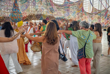 CapiDançaBaribéNois, de Ernesto Neto, na Oficina Francisco Brennand