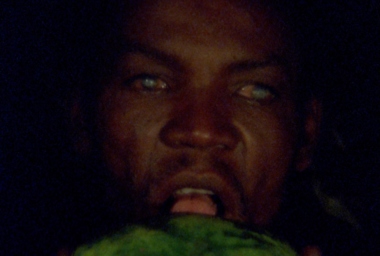 JMP00119_Solar, the Blindman Eating a Papaya - Solar, o Cego a Comer uma Papaia.